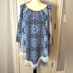 Navy/Multi Tunic